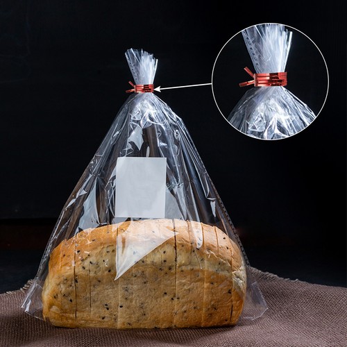 300 Pcs 8" Metal Twist Ties for Bread Candy Treat Bag, Red - Picture 5 of 6