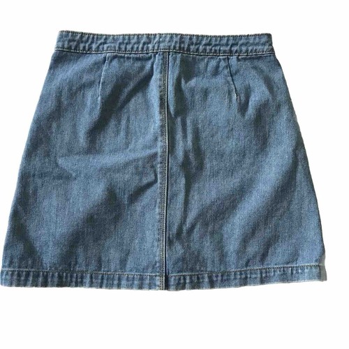 Y2K Brandy Melville Minirock Knopfleiste Denim Baumwolle 13 x 15 Größe S Taschen - Bild 4 von 7