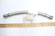 Webstone Pro-Connect Push H20 Line Stainless Steel 3/4" Push x FIP 15" 