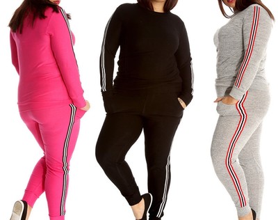 plus size jogger suits