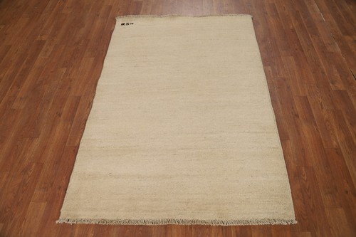 Luxurious Gabbeh Solid Design Wool Modern Accent Rug - Brand New 3x5 ft - Bild 3 von 13