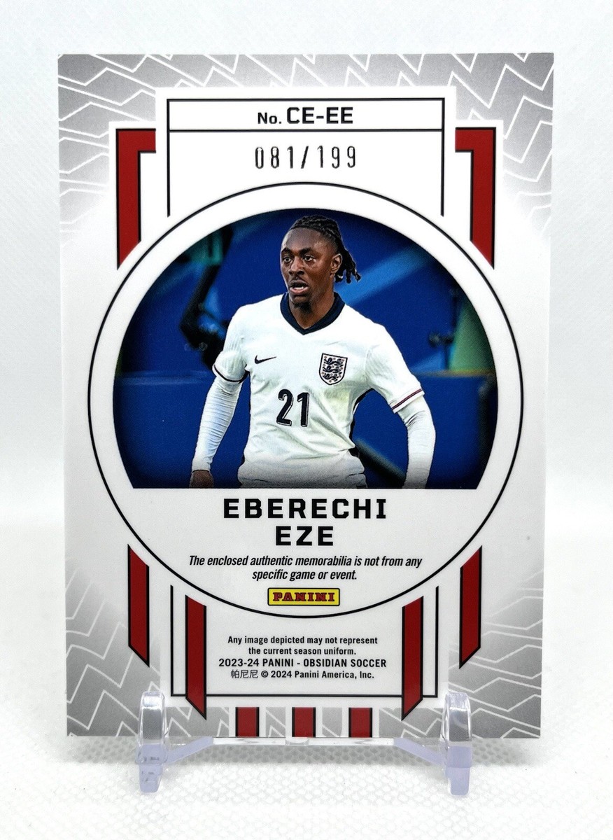 2023-24 Panini Obsidian EBERECHI EZE Cutting Edge DUAL