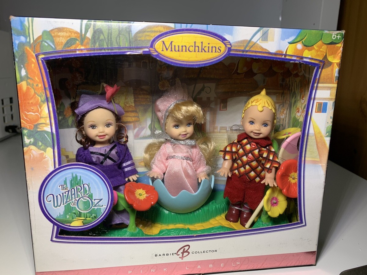 Barbie Pink Label Collector The Wizard of Oz Munchkins 2006