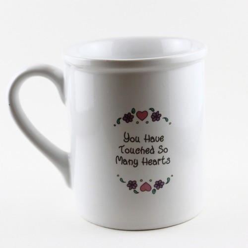 Precious Moments Coffee Mug Cup You Have Touched So Many Hearts Enesco 1995 - Picture 3 of 8