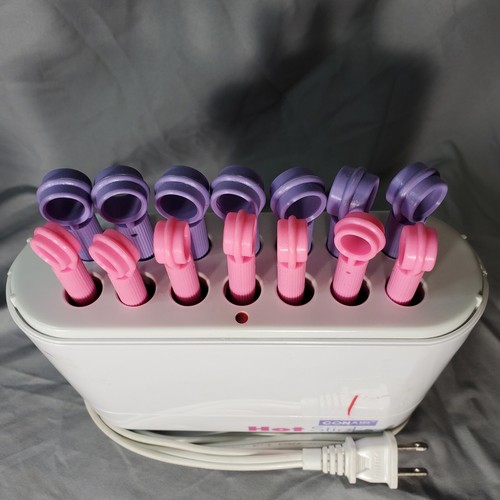 Conair Hot Sticks 14 Flexible Rollers Hair Curlers Working READ FOR DEFECT - Picture 2 of 6