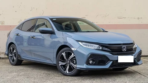 2x BLACK NEW Aerodynamic Cross bar / Roof rack for Honda Civic Hatch 2017-2020 - Picture 3 of 3