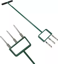 Landzie Hollow and Spike Tine Lawn Aerator Set