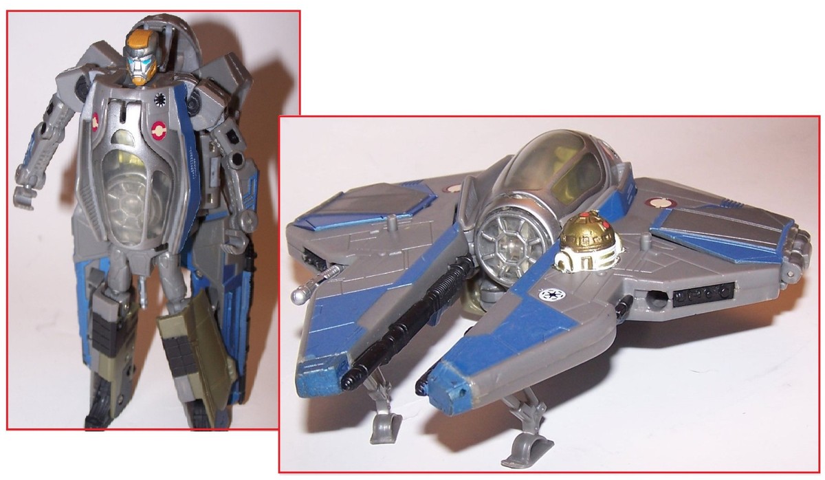 Star Wars Transformers Crossovers Clone Pilot To V-19