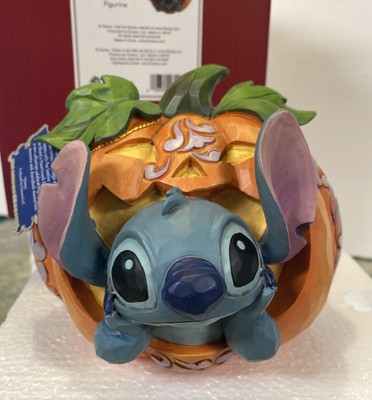 Jim Shore Disney Traditions *NEW* Stitch in Jack O Lantern Figurine 6007080 Jim Shore Disney Traditions *NEW* Stitch in Jack O Lantern Figurine 6007080