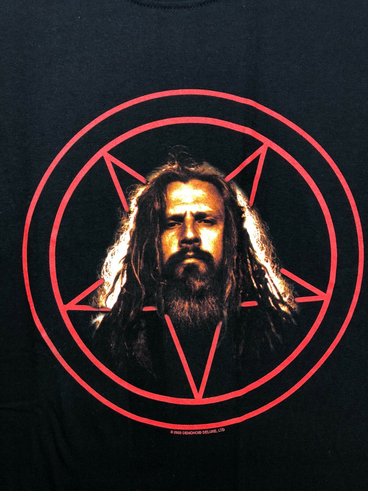 Rob Zombie Vintage 2003 Demonoid D. T-shirt Official Adult Mens Black New L,XL