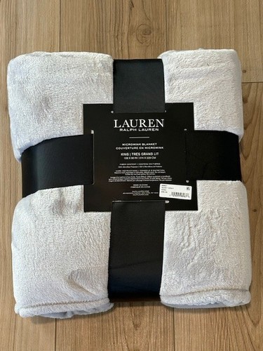 Manta Lauren Ralph Lauren Micromink Peluche Tiro Lujosamente Suave - ¡ENVÍO GRATUITO! - Imagen 25 de 30