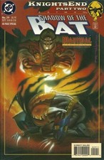 BATMAN SHADOW OF THE BAT #29 VF, Direct DC Comics 1994 Stock Image