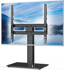 OLIXIS Universal TV Stand for 26-55" TVs, Swivel & Height Adjustable, 99LB VESA
