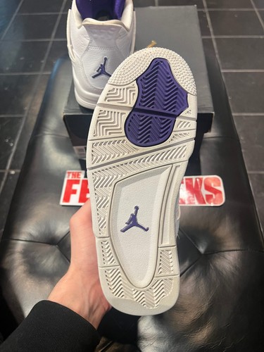 Air Jordan 4 Metallic Purple Größe 7y Schuhe Grundschule - Bild 6 von 7