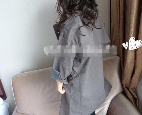 New Baby Kid Solid Coat Loose Jacket Girls Casual Long outerwear trench coats - Picture 11 of 14