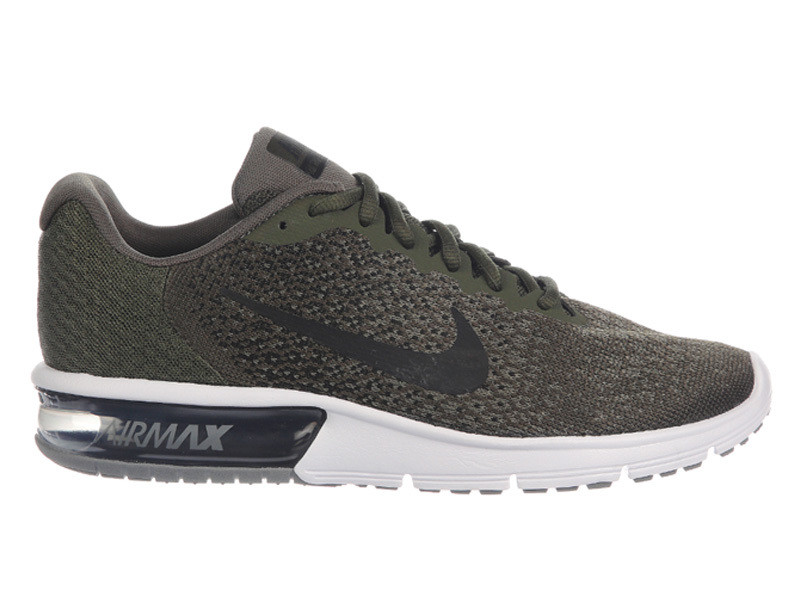 NEW MENS NIKE AIR MAX SEQUENT 2 RUNNING SHOES TRAINERS CARGO KHAKI / BLACK / MED NEW MENS NIKE AIR MAX SEQUENT 2 RUNNING SHOES TRAINERS CARGO KHAKI / BLACK / MED