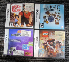 Nintendo DS Lot Lego Pirates Caribbean, Logic Machines, Wreck-It Ralph, Puzzler