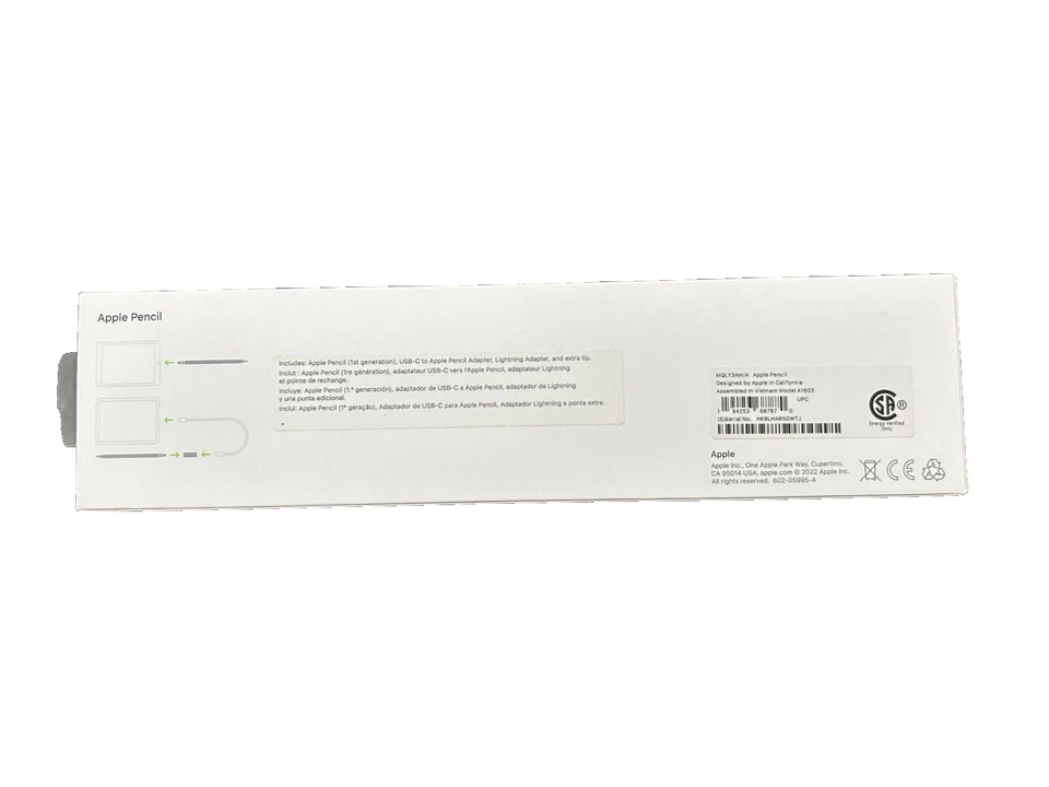 Apple Pencil (1st Generation) - Lightning - For Apple iPad - Slightly Used - Image 3 of 4