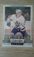 2019-20 O-Pee-Chee Rasmus Sandin Glossy Rookies #R-14 Toronto Maple Leafs 