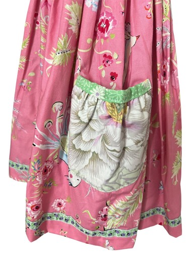 Matilda Jane Platinum Cecilia Yama Knot Strap Peacock Dress NWOT Size 4 # 6/16 - Picture 4 of 7