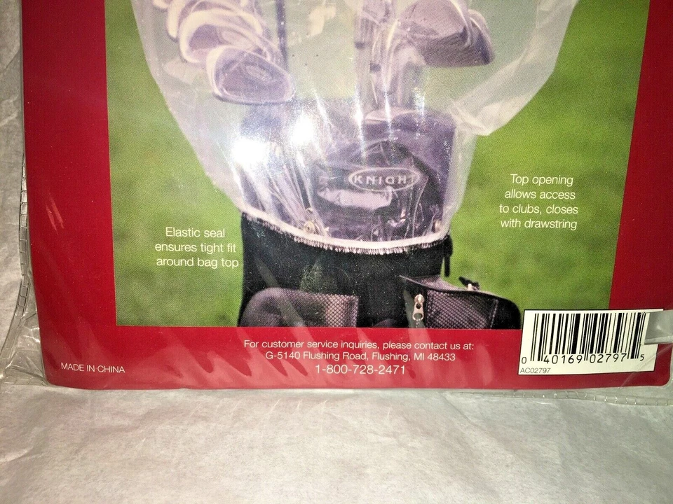 Golf Club Rain Shield - Clear Easy Access - Keep clubs dry - ACUITY - NEW - Image 4 of 4