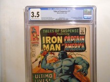 Tales of Suspense #77 CGC 3.5 1st full app. Peggy Carter and Ultimo 5/66 Marvel