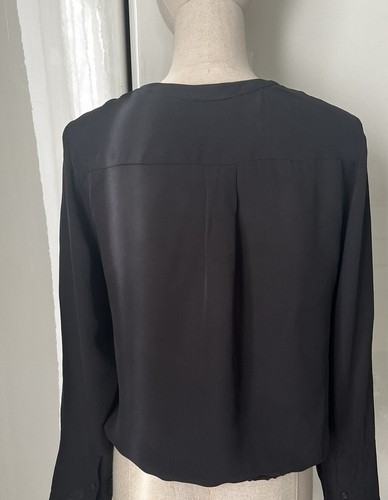 Theory Seidenbluse Damen Gr S Schwarz - Bild 5 von 7