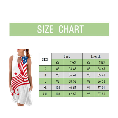 Casual Elegant Loose Gradient Knee-Length Sundress. - Picture 10 of 27
