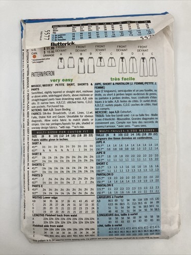 Patterns Lot Of 6 Mixed Types Sizes And Brands All Cut With Instructions C12h - Picture 9 of 12