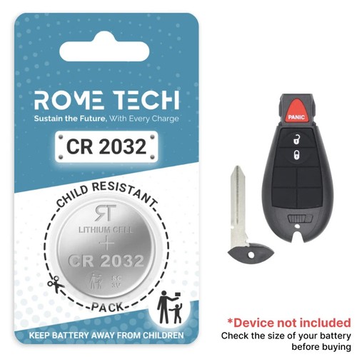 Key Fob Battery Replacement for Jeep Grand Cherokee 2022 2021 - 2008 1 or 2 Pack - Picture 56 of 81