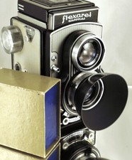 Shade hood Flexaret Meopta round bayonet B40 metal  Genuine box MINT