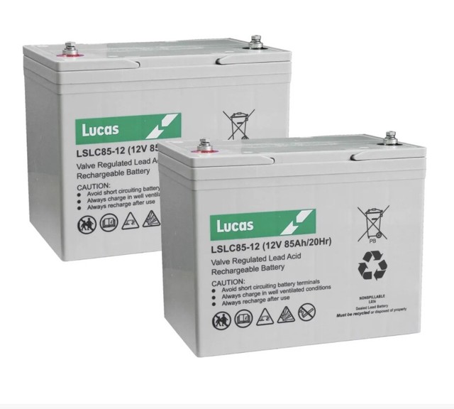 Evermed EBW Mobility replacement Batteries x 2 Lucas OB8351 Evermed EBW Mobility replacement Batteries x 2 Lucas OB8351