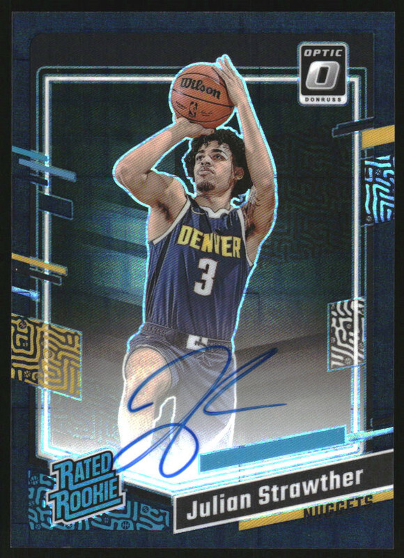 2023-24 Donruss Optic Black Pandora #283 Julian Strawther RC Auto /25