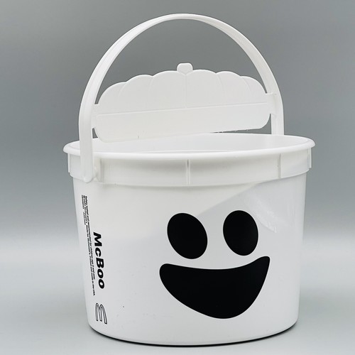McDonalds Halloween Happy Meal McBoo White Bucket Pail 2022 - Picture 3 of 8