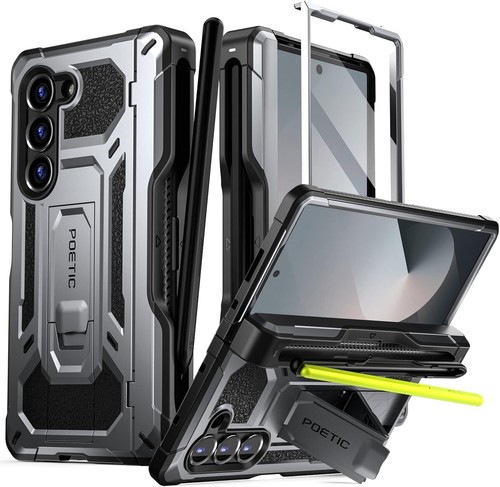 Funda para Galaxy Z Plegable 4/Z Plegable 5/6 | Poética con Soporte S Pen Cubierta Resistente - Imagen 18 de 21