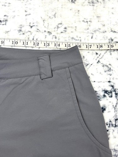 Nike Golf Womens Pants Grey Performance Stretch Knee Pleats Straight Leg 12 L - Picture 8 of 11