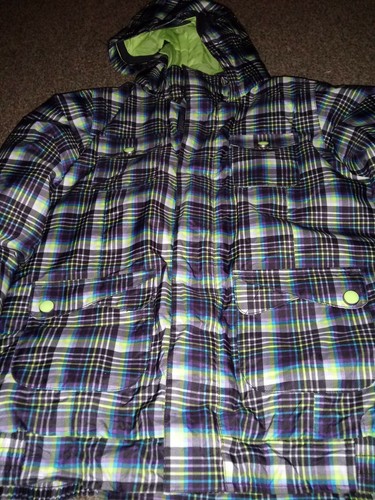 BURTON DRY RIDE FULLY INSULATED HOODED SNOWBOARDING SKI COAT GIRLS SIZE L 10-12 - Picture 5 of 7