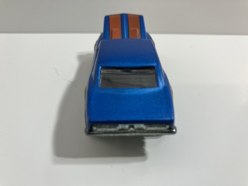 1982 Mattel 1967 Hot Wheels Camaro Lime BLUE RED Race Car - Picture 3 of 5