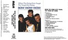 BOW WOW WOW Cassette When the Going Gets Tough the Tough Get Going UK RCA 1983