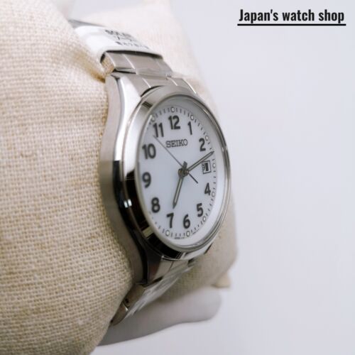 SEIKO Selection SBPX153 White Solar Sapphire Men's Watch New in Box - Picture 6 of 24
