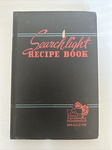 VTG COOKBOOK 1945 SEARCHLIGHT RECIPE BOOK by HOUSEHOLD MAGAZINES W/Tabs 18th Ed - Picture 1 of 14