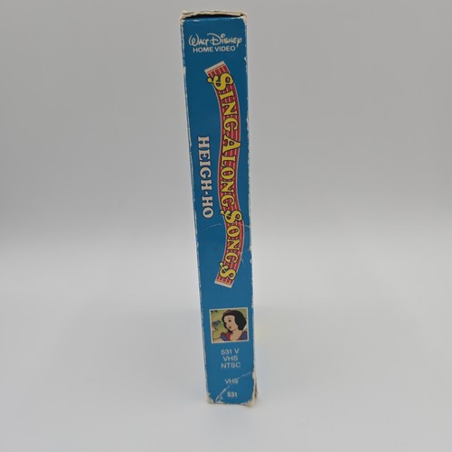 Disney Sing Along Songs "Heigh Ho" VHS 1987 Video Tape 531 Snow White Vol 1 RARE - Picture 6 of 10
