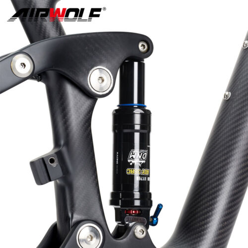 29er Full Suspension Carbon Mountain Bike Frame MTB Frames Air Shock Absorbers - Picture 9 of 16