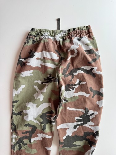 Pantalones de chándal Aritzia TNA Alix verde marrón camuflaje algodón lona, talla XS - Imagen 5 de 14