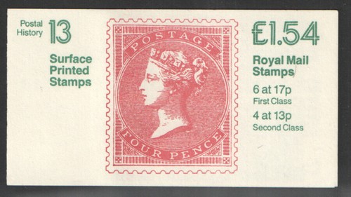 FQ1 to FQ4 £1.54 Postal History folded counter booklets. Each sold separately. - Picture 7 of 9