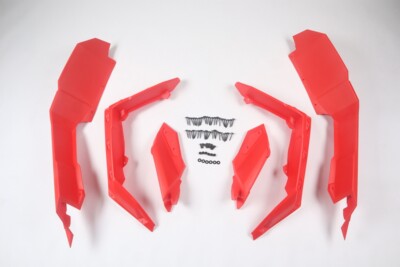 マッチ Front & Rear Red Fender Flares For Can Am Maverick X3/MAX