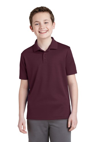 Sport-Tek YST640 Youth Short Sleeve PosiCharge RacerMesh Polo Shirt - Picture 6 of 9