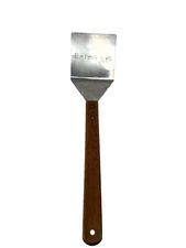 VINTAGE Warco Spatula Stainless Taiwan Wood Handle 16" long The Heat is On