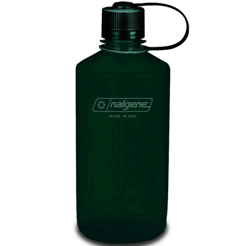 Botella boca estrecha (jade) reciclada verde reutilizable Nalgene Sustain 32 oz - Imagen 1 de 2
