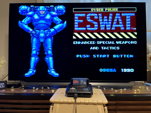 ESWAT Cyber Police Mega Drive Japan (box/manual) - Picture 2 of 15